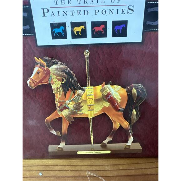 Trail Of Painted Ponies "Native Dancer" #4018387 with box Carousel Horse - Picture 7 of 7